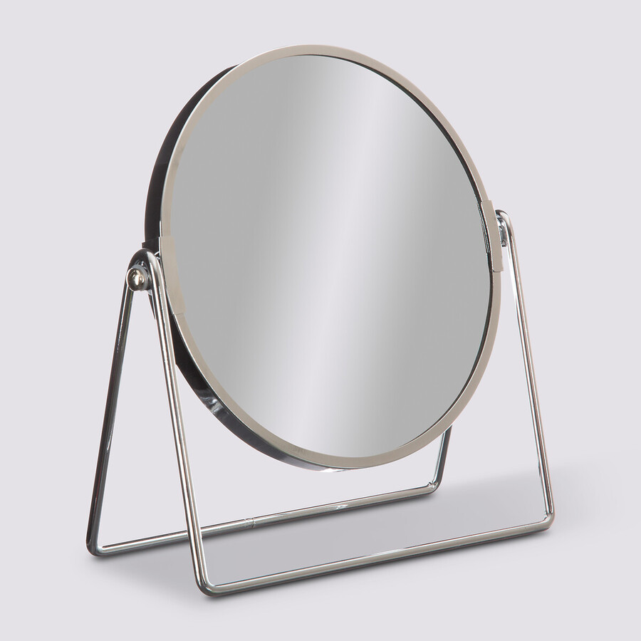 Miroir balancoire avec pieds d17cm, argent 