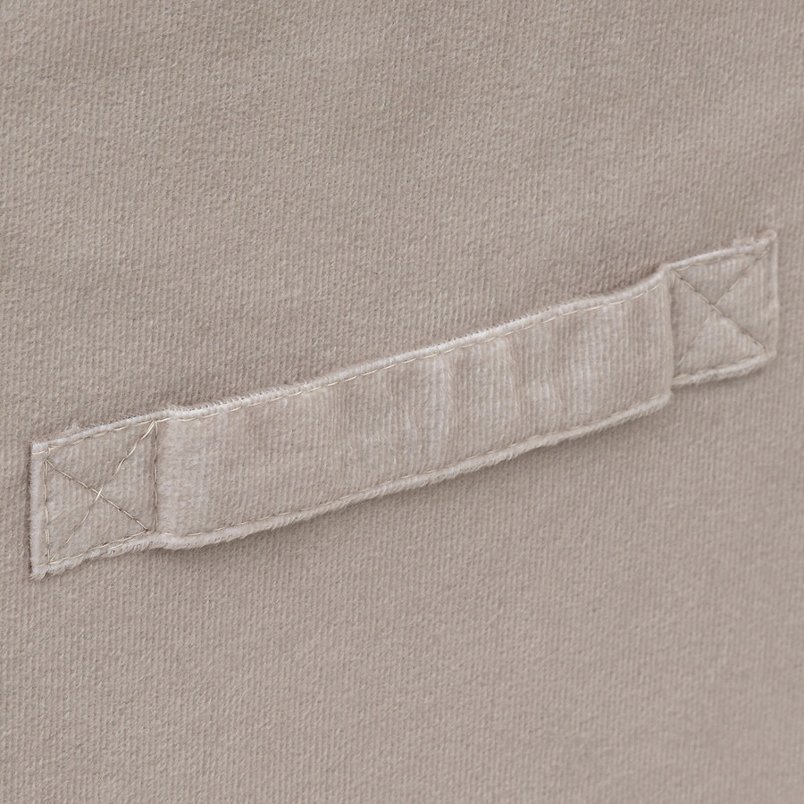 Panier velours 31x31 cm, lin Mix'n modul