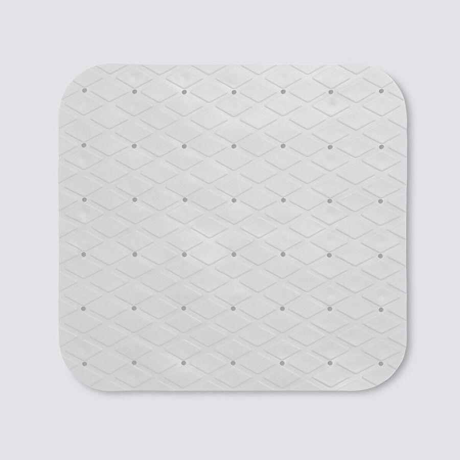 Tapis anti-dérapant 50x50cm, blanc 