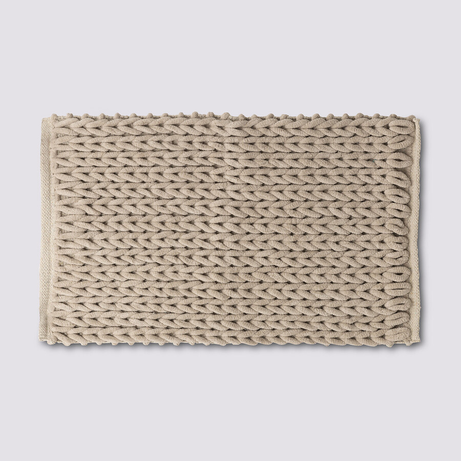Tapis de bain 50x75 cm, beige naturel Colorama