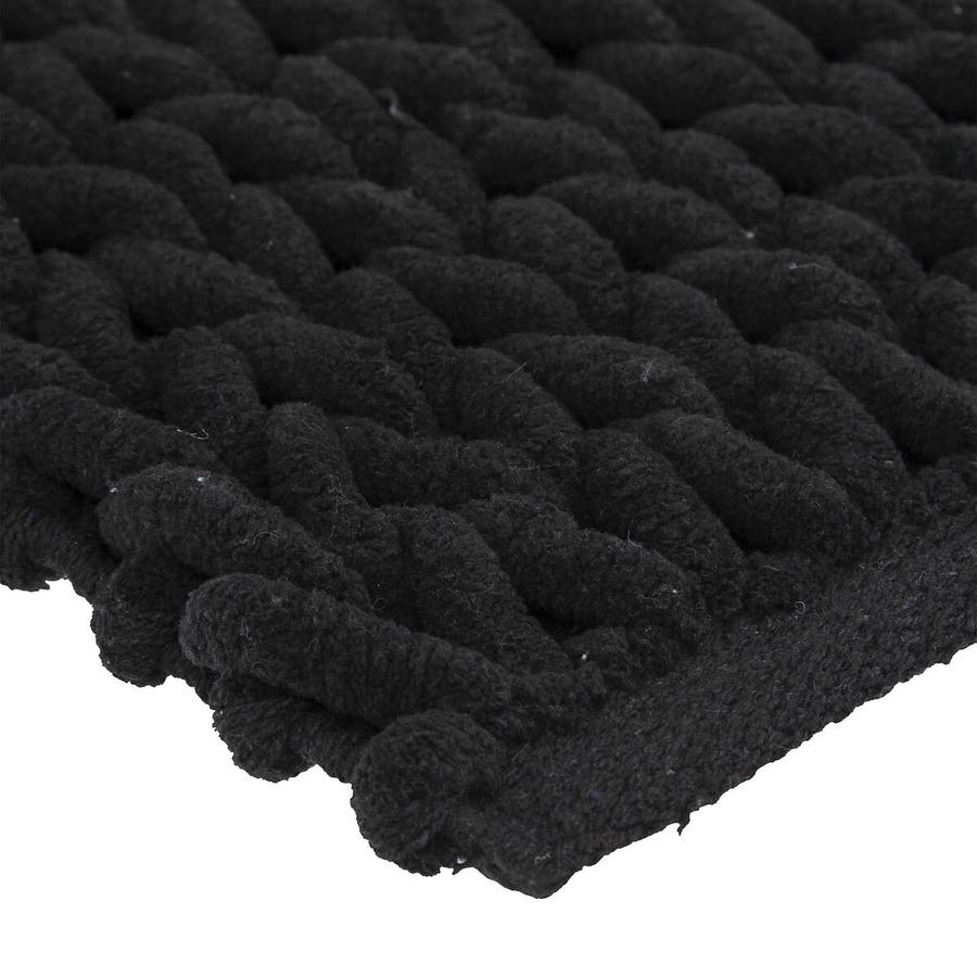 Tapis de bain 50x75 cm, noir khôl Colorama