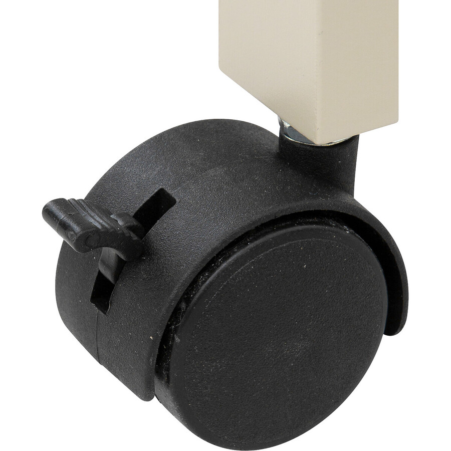 Desserte à roulettes 3 niveaux, beige naturel Colorama