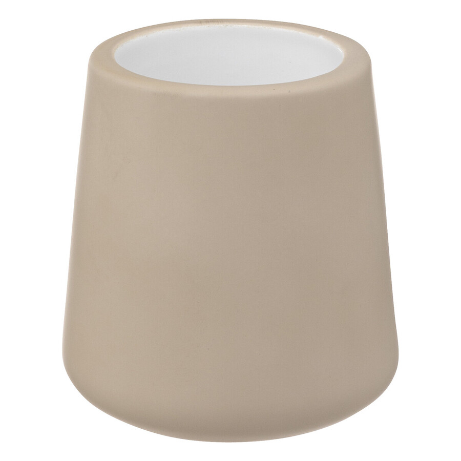 Brosse wc céramique, beige naturel Colorama