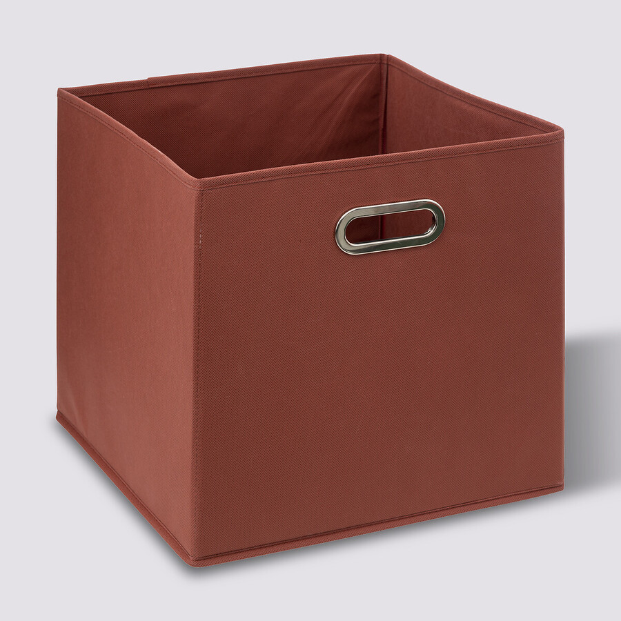 Panier tissu 31x31 cm, terre de sienne Mix'n modul