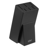 Bloc 6 couteaux, noir 