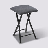 Tabouret pliant, gris Ancien prix : 19,99€