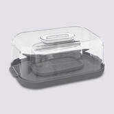 Boîte à fromage et beurrier, gris Fresh eat