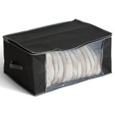 Housse rangements lit petit modèle, noir Dressy