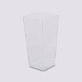 8 verrines carrées, plastique 