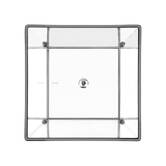 8 verrines carrées, plastique 