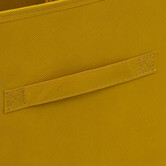 Panier tissu 31x31 cm, jaune moutarde Mix'n modul