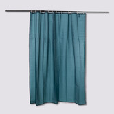 Rideau de douche 180x200cm, bleu pétrole Colorama