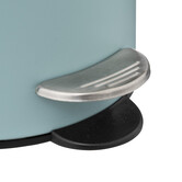Poubelle métal soft close 3l, bleu artic Colorama
