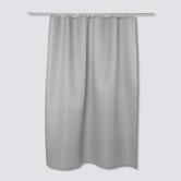 Rideau de douche 180x200cm, gris Modern color