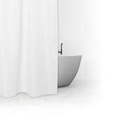 Rideau de douche 180x200cm, blanc Modern color
