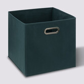 Panier tissu 31x31 cm, bleu pétrole Mix'n modul