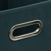 Panier tissu 31x31 cm, bleu pétrole Mix'n modul