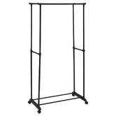 Portant à vêtement double à roulettes Coaty