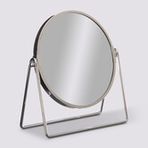 Miroir balancoire avec pieds d17cm, argent 