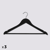Lot de 3 cintres en bois Hang'up