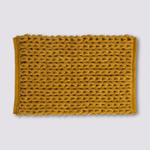 Tapis de bain 50x75 cm, jaune moutarde Colorama