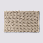 Tapis de bain 50x75 cm, beige naturel Colorama
