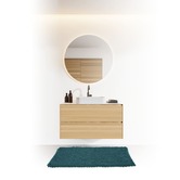 Tapis de bain 50x75 cm, bleu pétrole Colorama