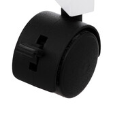 Desserte à roulettes 3 niveaux, blanc coton Colorama