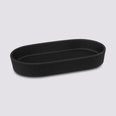 Plateau en grès, noir khôl Colorama