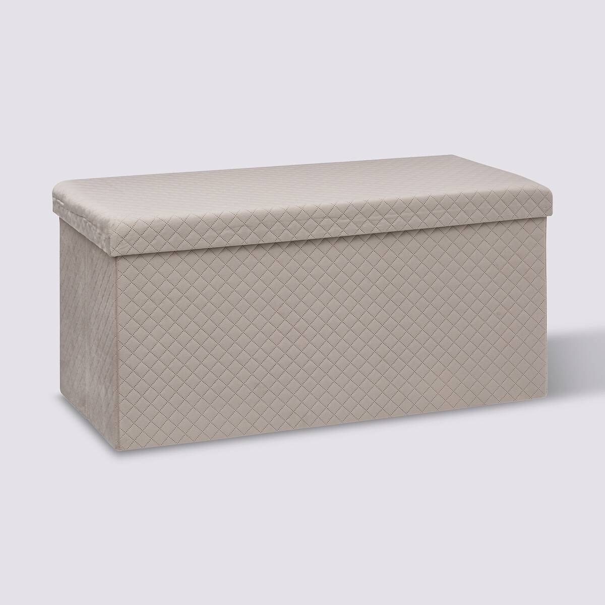 Pouf double pliant, velour lin Mix'n modul