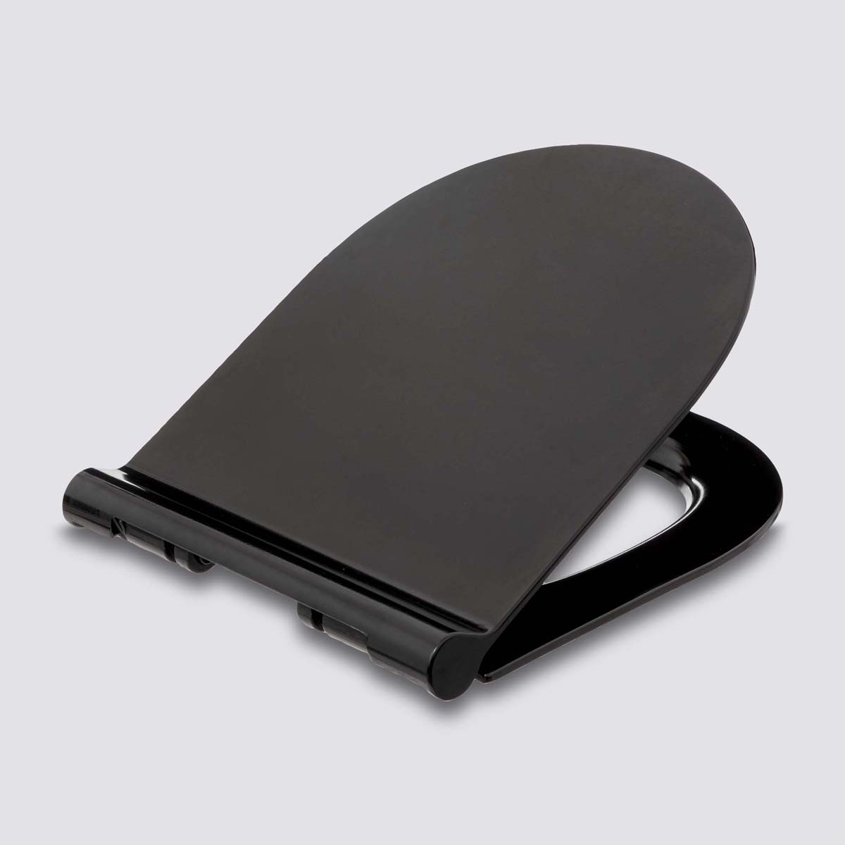 Abattant wc ultra fin, noir 