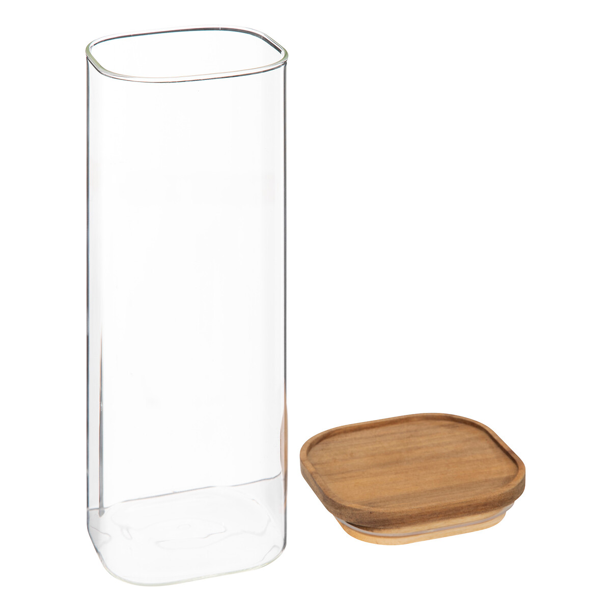 Bocal verre couvercle acacia 2l Hermet