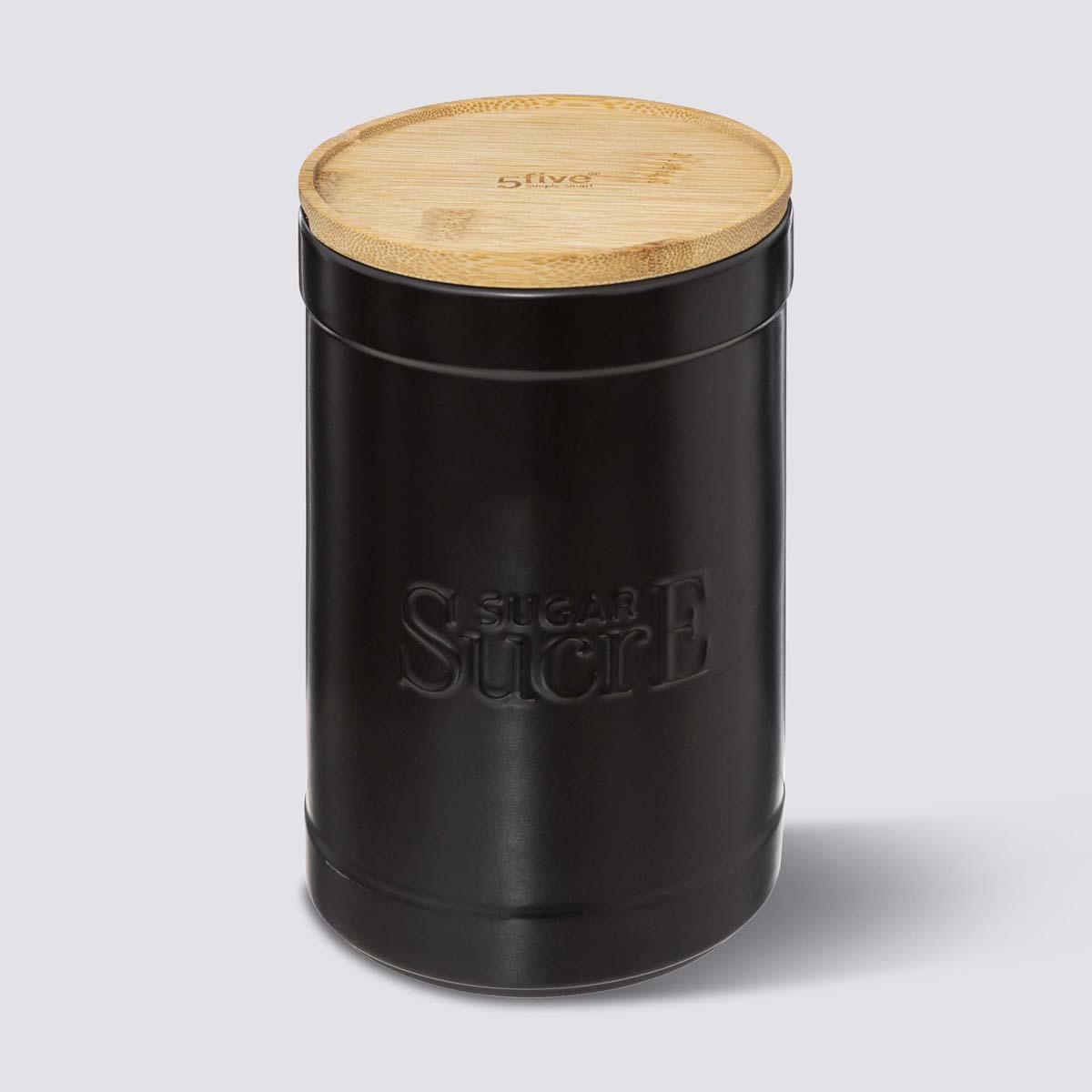 Boîte à sucre, céramique noir Naturéo