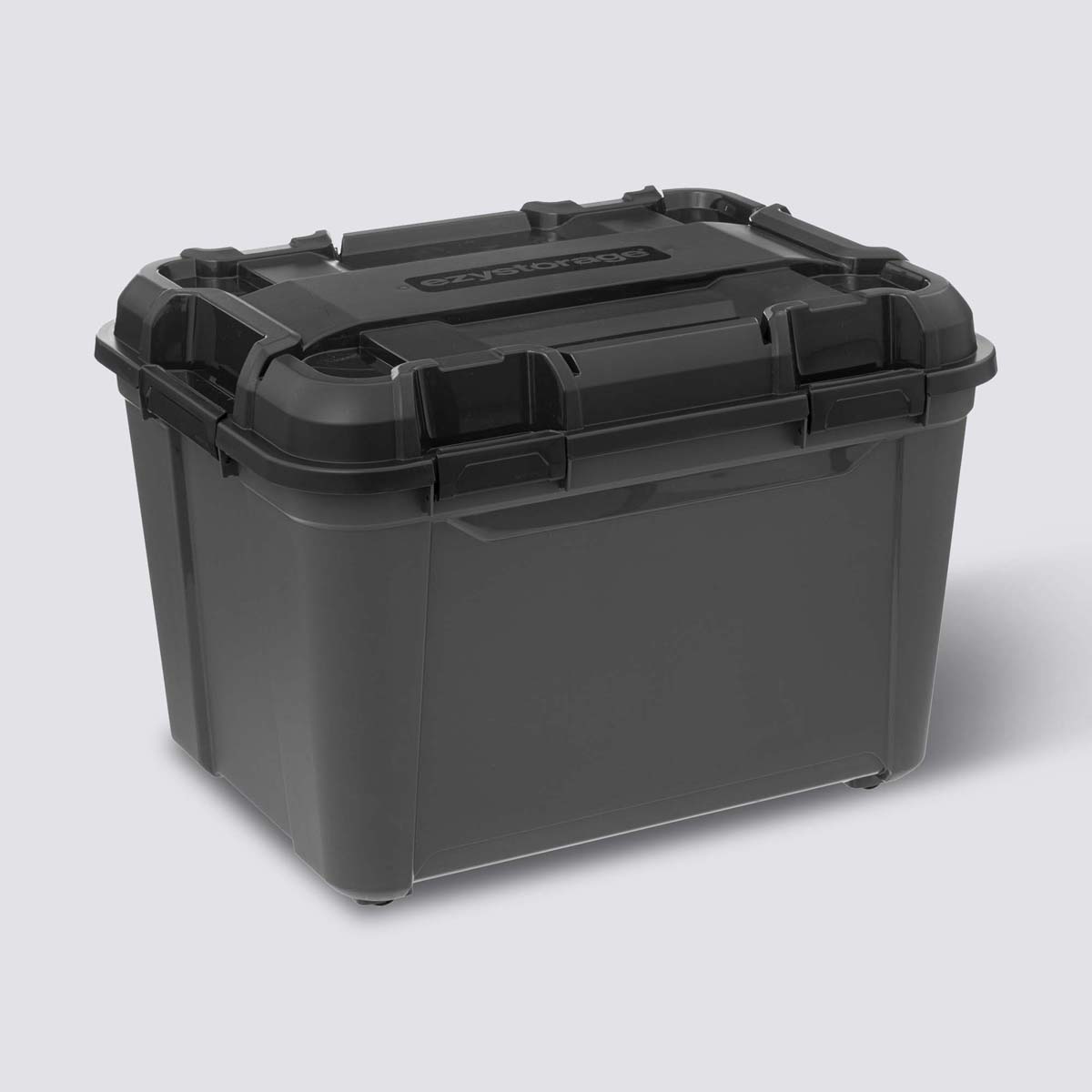 Boîte en plastique 160l, noir Bunker+