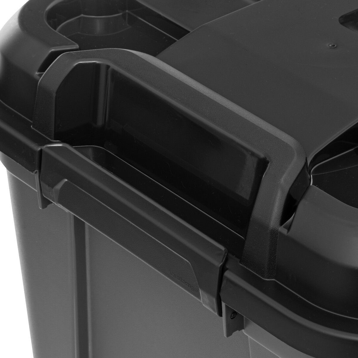 Boîte en plastique 80l, noir Bunker+