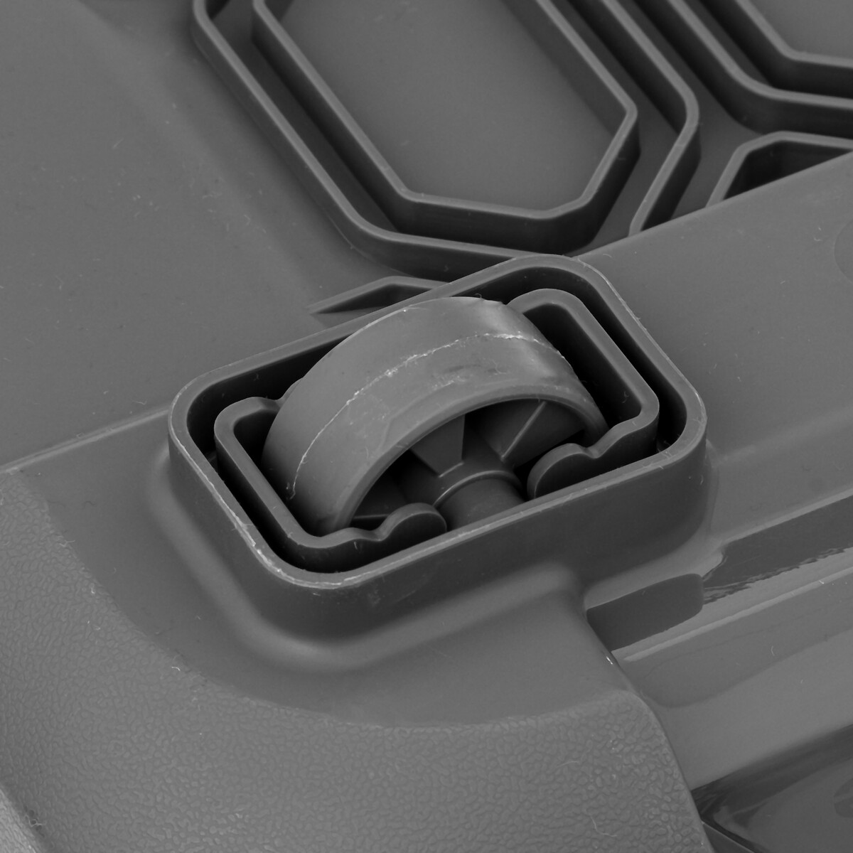 Boîte en plastique 80l, noir Bunker+