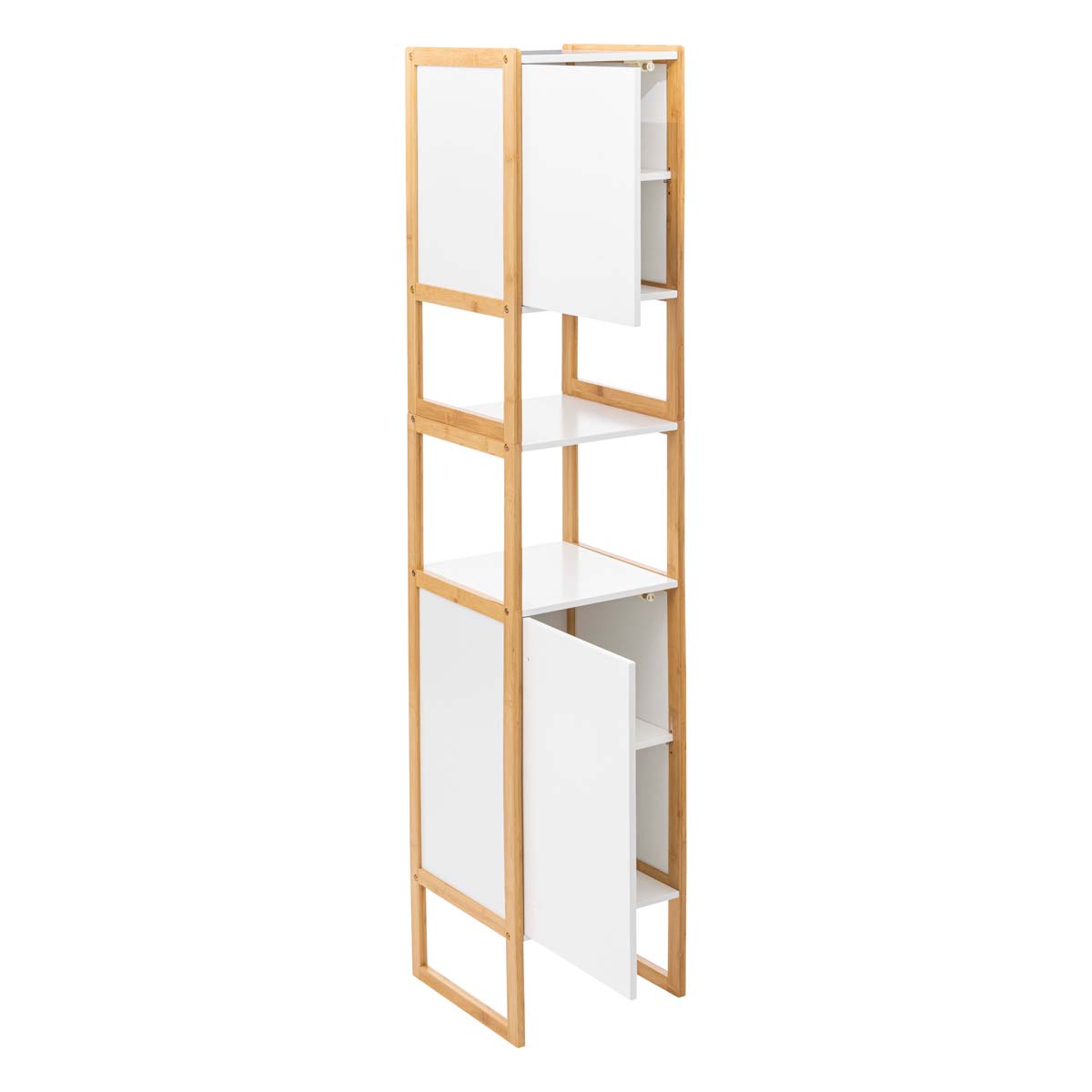 Colonne 2 portes, blanc Naturéo