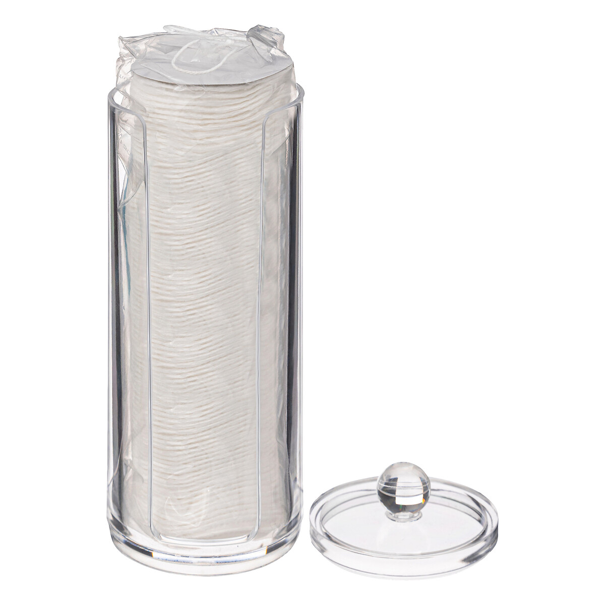 Distributeur de coton, transparent Selena