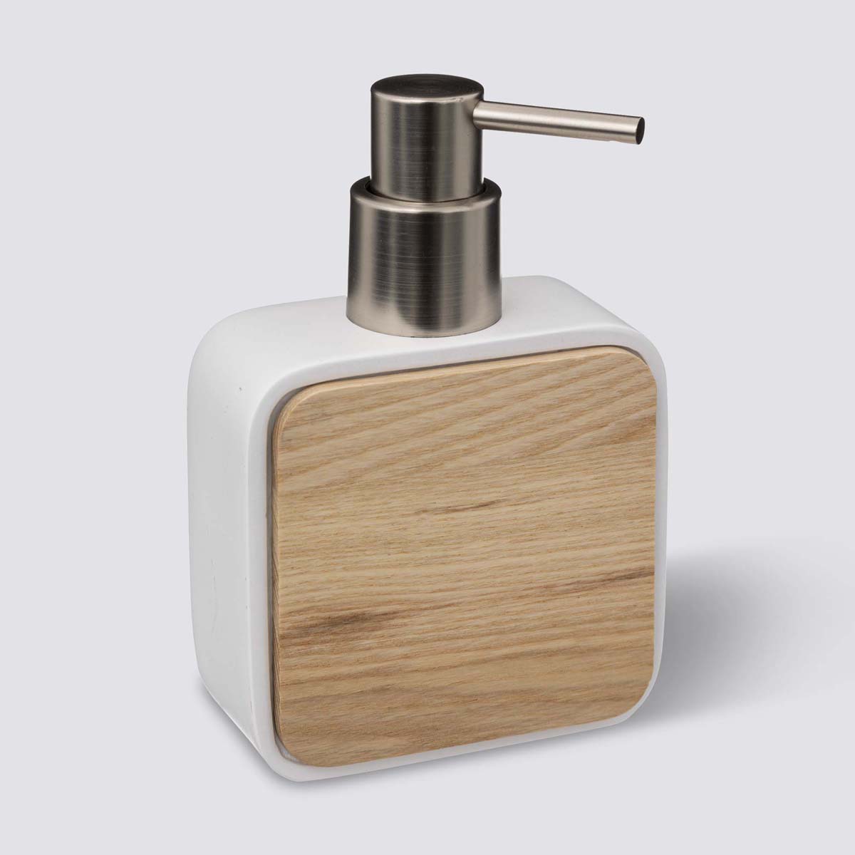 Distributeur de savon en résine, blanc Naturéo