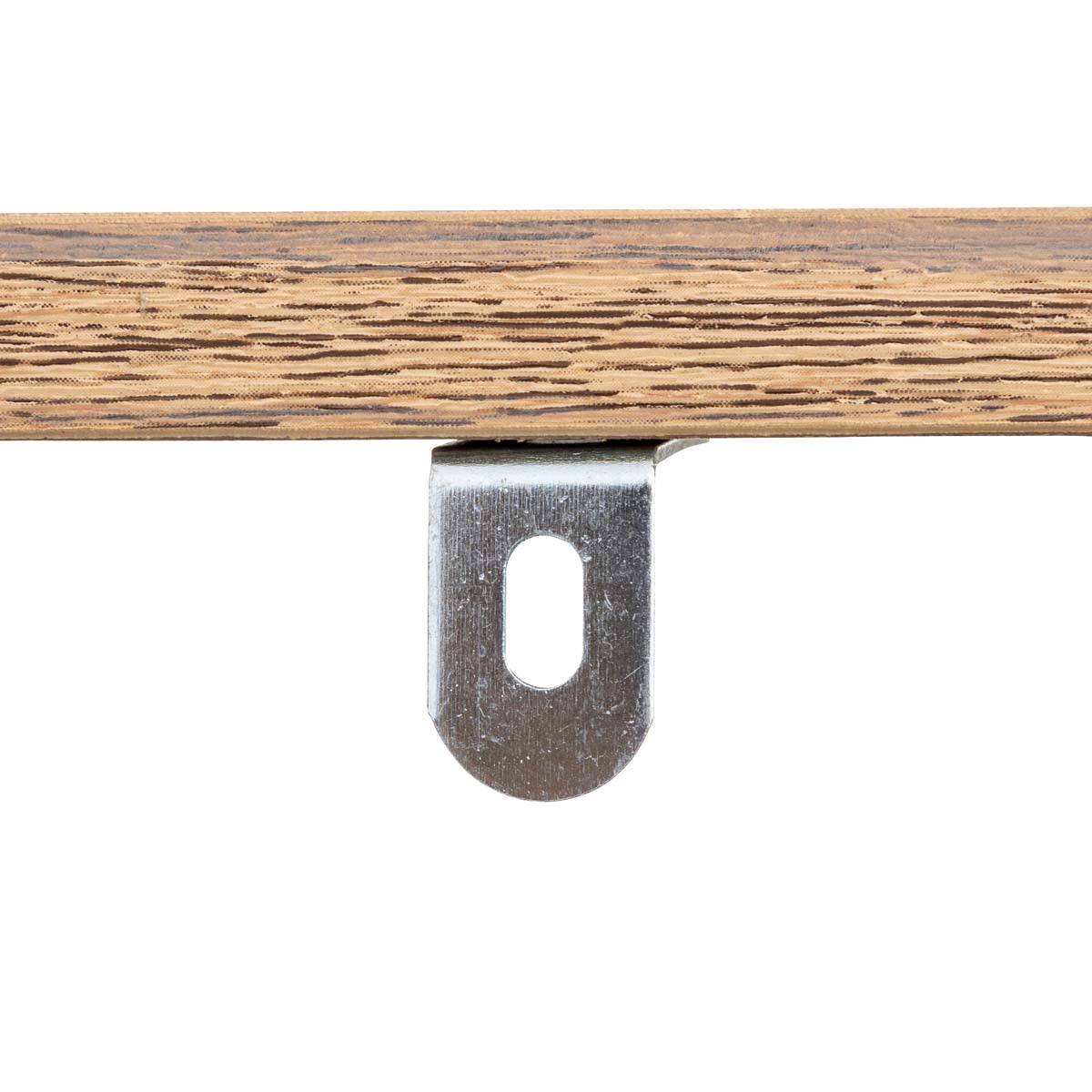 Étagère colonne d'angle, effet chêne naturel 