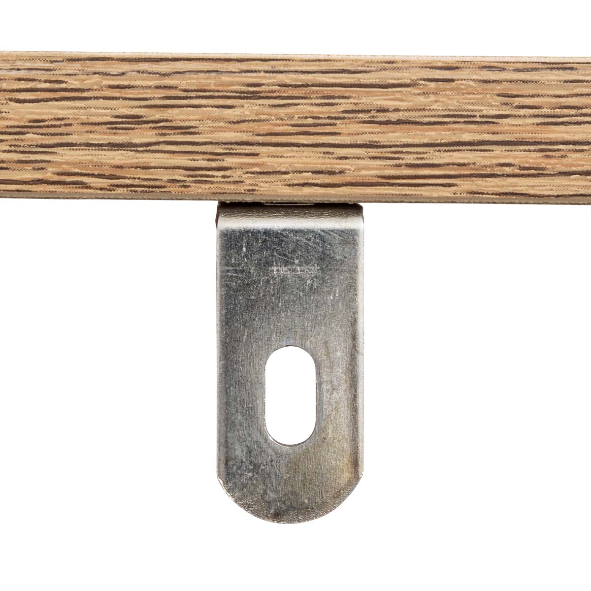 Étagère colonne double, effet chêne naturel 