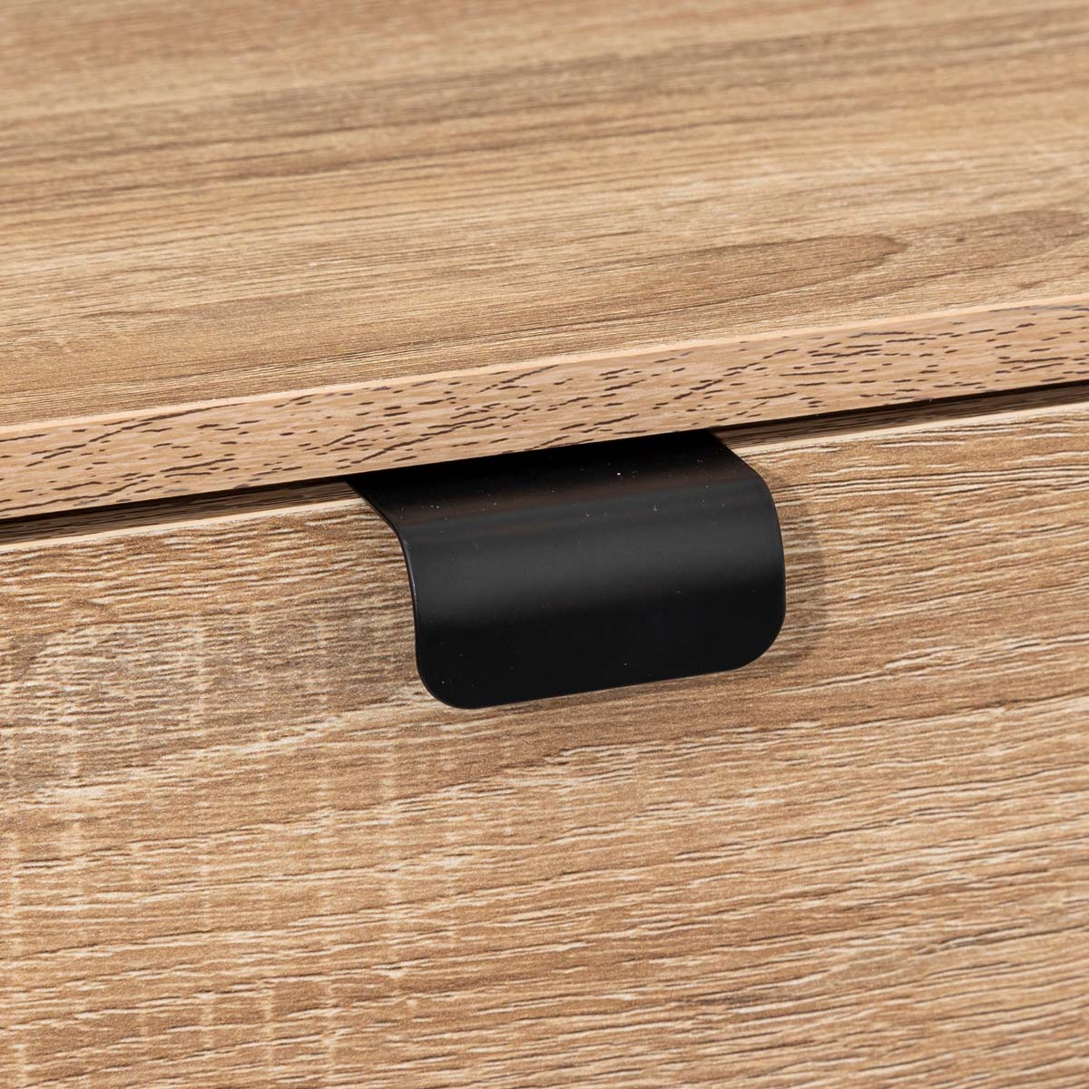 Meuble range-chaussures 3 tiroirs, effet chêne naturel Aliaj