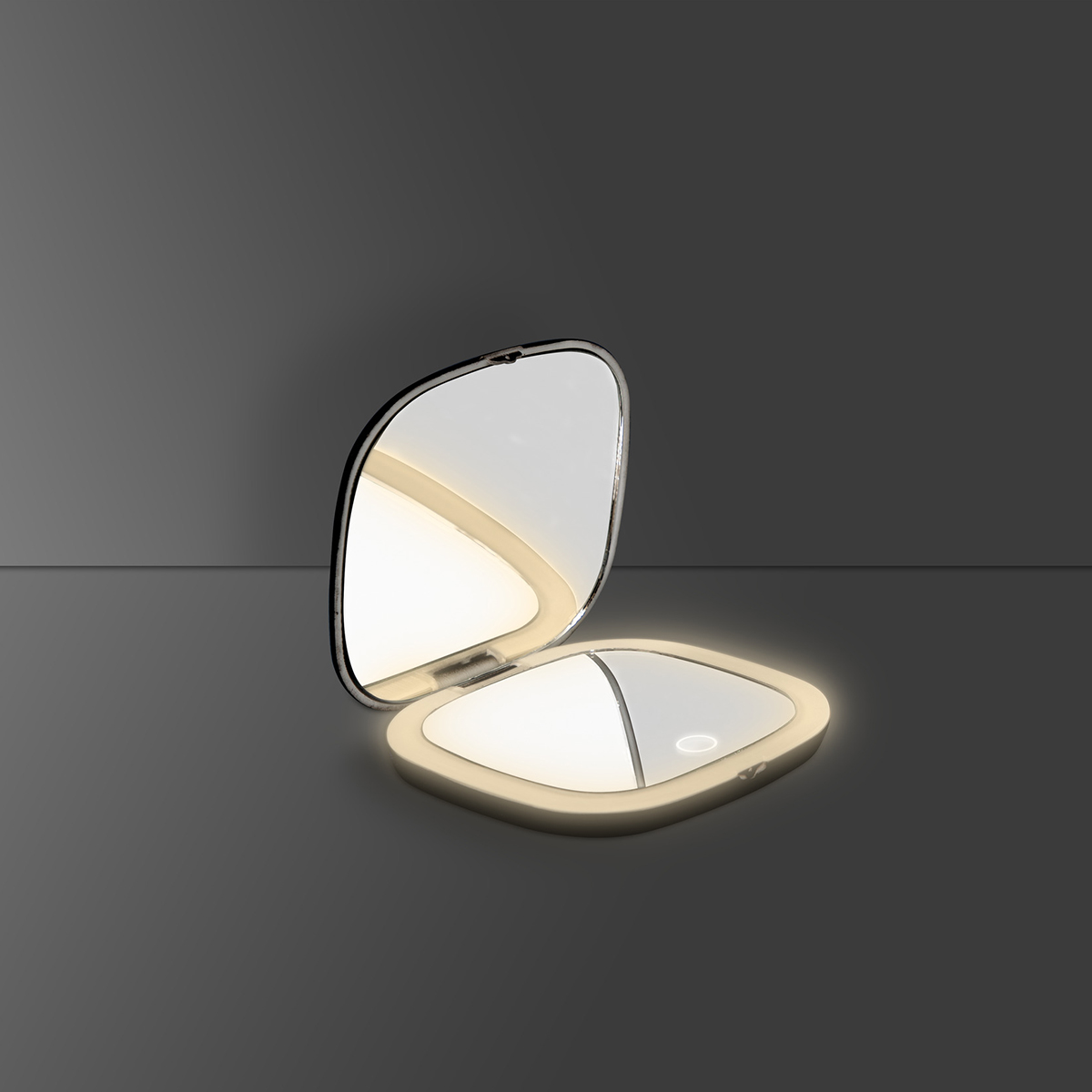 Miroir de poche à led 