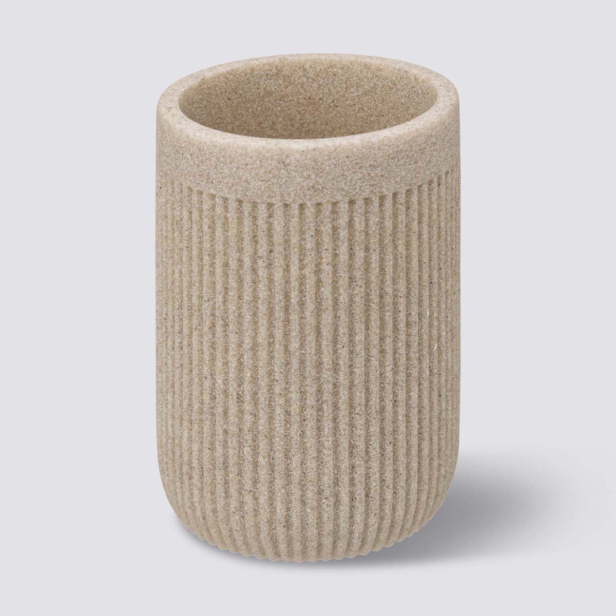 Pot à brosses à dents, lin Onyx