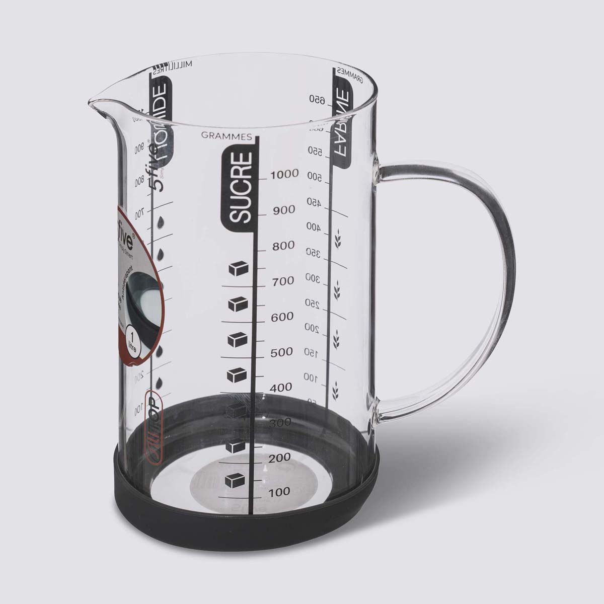Verre doseur 1l Silitop