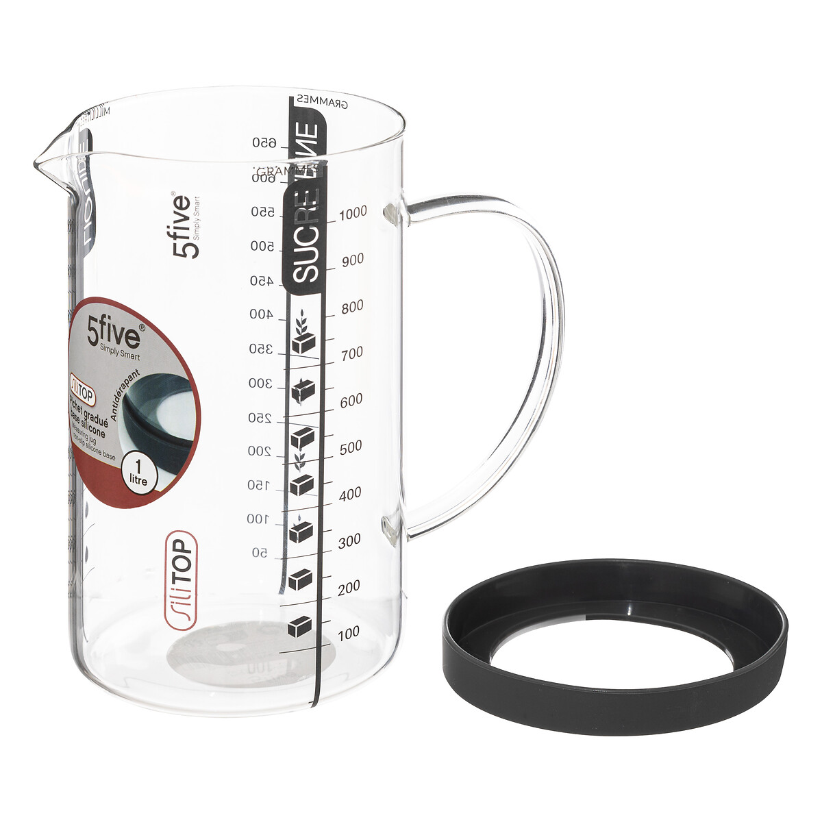 Verre doseur 1l Silitop