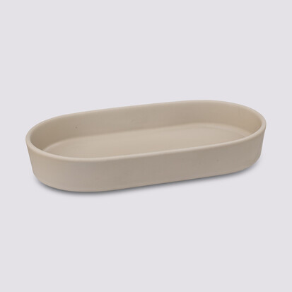 Plateau en grès, beige naturel Colorama