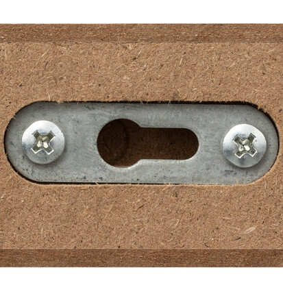 Étagère d'angle, blanc Fixy