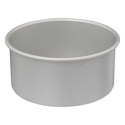 Lot 3 moules à gâteaux bord haut, aluminium 