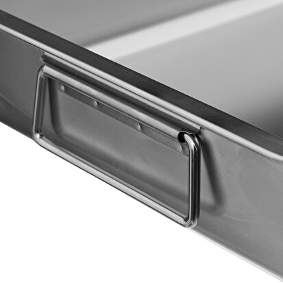 Plat à rôtisserie 30x40cm, inox 